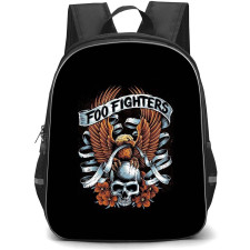 Foo Fighters Backpack StudentPack - Foo Fighters Logo On Black Background