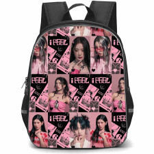 GI-DLE Backpack StudentPack - GI-DLE 6th Mini Album Pink Effect Poster