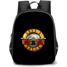 Guns N Roses Backpack StudentPack - Guns N Roses Logo On Black Background