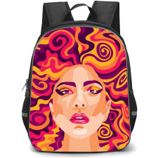 Lady Gaga Backpack StudentPack - Lady Gaga Pop Art Portrait