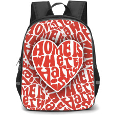 Harry Style Backpack StudentPack - Harry Styles Home Is Where Harry Is Monogram