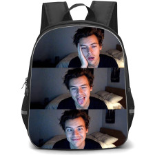 Harry Styles Backpack School Bag StudentPack - Harry Styles Expressions Collage