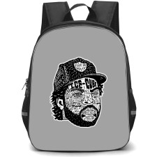 Ice Cube Backpack StudentPack - Ice Cube Black And White Avatar Tattoo Sticker