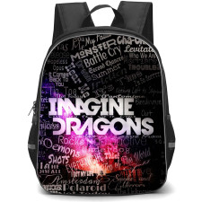 Imagine Dragons Backpack StudentPack - Imagine Dragons Lyrics Word Art Poster