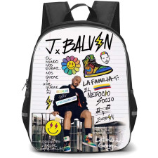 J Balvin Backpack StudentPack - J Balvin AIR BALVIN Sneakers Illustration Art Poster