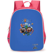J Balvin Backpack StudentPack - J Balvin And Bad Bunny Oasis On Blue Background