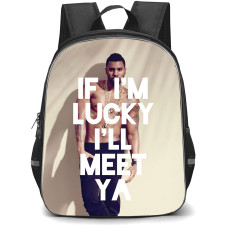 Jason Derulo Backpack StudentPack - Jason Derulo Song Lyrics If I Am Lucky I Will Meet Ya Poster