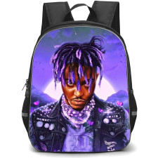 Juice WRLD Backpack StudentPack - Juice WRLD Portrait Illustration Art