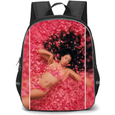 Kali Uchis Backpack StudentPack - Kali Uchis Laying On Rose Photoshoot Poster