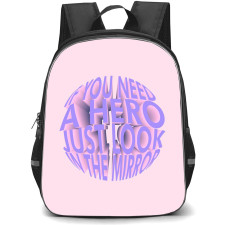 Kali Uchis Backpack StudentPack - Kali Uchis If You Need A Hero Just Look In The Mirror Poster