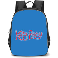 Katy Perry Backpack StudentPack - Katy Perry Logo Sticker On Blue Background