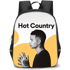 Kane Brown Backpack StudentPack - Kane Brown Hot Country Side Portrait Grayscale Poster