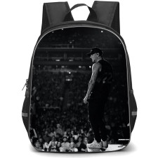 Kane Brown Backpack StudentPack - Kane Brown Interaction With Audience Grayscale Poster
