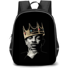 Kendrick Lamar Backpack StudentPack - Kendrick Lamar The King On Black Background