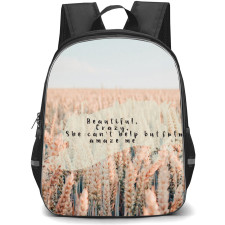 Luke Combs Backpack StudentPack - Luke Combs Beautiful Crazy Lyrics Poster