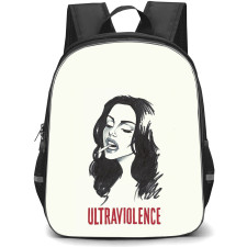 Lana Del Rey Backpack StudentPack - Lana Del Rey Ultraviolence Illustration