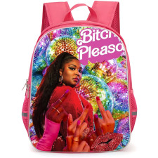 Lizzo Backpack StudentPack - Lizzo Boss Bitch Grayscale Graphic Art Poster