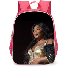 Lizzo Backpack StudentPack - Lizzo Side Portrait On Black Background