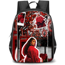 Lizzo Backpack StudentPack - Lizzo In Sequined Red Dress On A Telephone Booth Poster