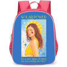 Lorde Backpack StudentPack - Lorde Portrait Illustration Art Solar Power By Juju