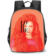 Lorde Backpack StudentPack - Lorde Portrait With Red Effect Poster
