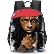 Lil Wayne Backpack StudentPack - Lil Wayne Portrait Illustration Art
