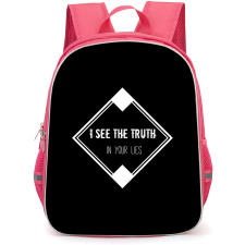 Lil Wayne Backpack StudentPack - Lil Wayne Quote I See The Truth IN You Life On Black Background