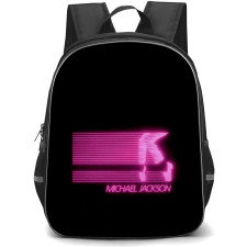 Michael Jackson Backpack StudentPack - Michael Jackson Signature Move Neon Effect