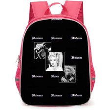 Madonna Backpack StudentPack - Madonna Ciccone Retro Vintage Black and White Vogue Poster