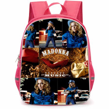 Madonna Backpack School Bag StudentPack - Madonna Cow Girl Collage