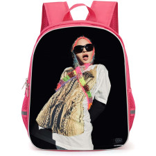 Madonna Backpack StudentPack - Madonna Wears T-Shirt With A Print of Her Iconic Cone Top