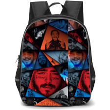 Post Malone Backpack StudentPack - Post Malone Portrait On Graphic Art Poster