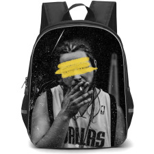 Post Malone Backpack StudentPack - Post Malone Smoking Grayscale Portrait Poster