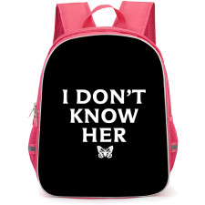 Mariah Carey Backpack StudentPack - Mariah Carey I Dont Know Her Lyrics On Black Background