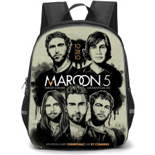 Maroon 5 Backpack StudentPack - Maroon 5 Group Grayscale Illustration Art Poster