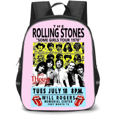 Mick Jagger Backpack School Bag StudentPack - Mick Jagger Some Girls Tour Poster
