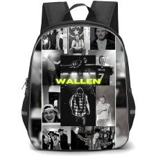 Morgan Wallen Backpack StudentPack - Morgan Wallen Grayscale Collage Poster
