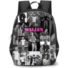 Morgan Wallen Backpack StudentPack - Morgan Wallen Portrait Collage Grayscale Poster