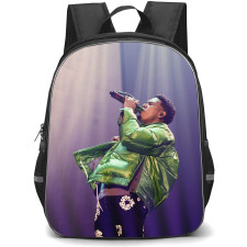 Myke Towers Backpack StudentPack - Myke Towers Singing La Playa In A Concert Poster