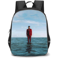 Myke Towers Backpack StudentPack - Myke Towers Standing in The water Poster