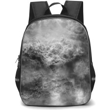 The Neighbourhood Backpack StudentPack - The Neighbourhood Black And White Clouds Texture On The Dark Sky Background