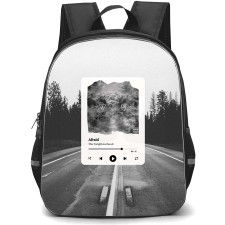 The Neighbourhood Backpack StudentPack - The Neighbourhood Song Afraid Grayscale Playlist Poster