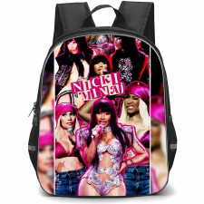 Nicki Minaj Backpack StudentPack - Nicki Minaj Pink Friday 2 Tour Collage Poster