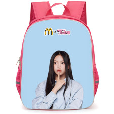 NewJeans Backpack StudentPack - NewJeans Mcdonalds Danielle Portrait On Blue Poster