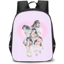 NewJeans Backpack StudentPack - NewJeans Powerpuff Cartoon Art Poster