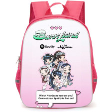 NewJeans Backpack StudentPack - NewJeans Spotify Bunnyland Playlist Poster
