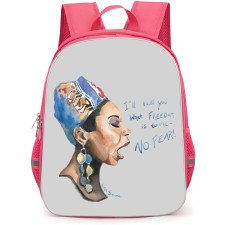Nina Simone Backpack StudentPack - Nina Simone Artwork I will Tell You What Freedom is To Me No Fear Poster
