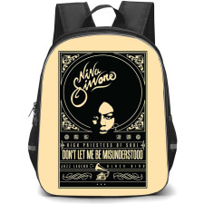Nina Simone Backpack StudentPack - Nina Simone Jazz Legend Poster