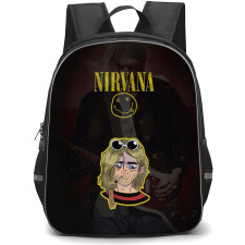 Nirvana Backpack StudentPack - Nirvana Cartoon Art Poster