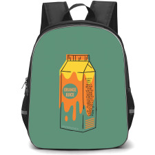 Noah Kahan Backpack StudentPack - Noah Kahan Orange Juice Song Poster Illustration